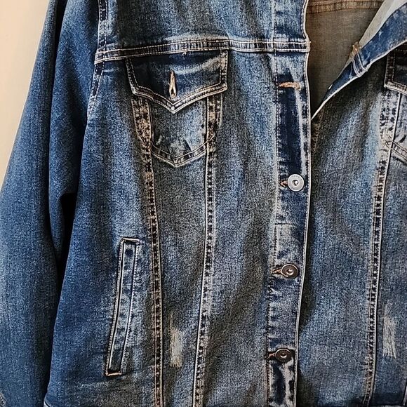 Torrid jeans jacket size 3 euc - Picture 2 of 5